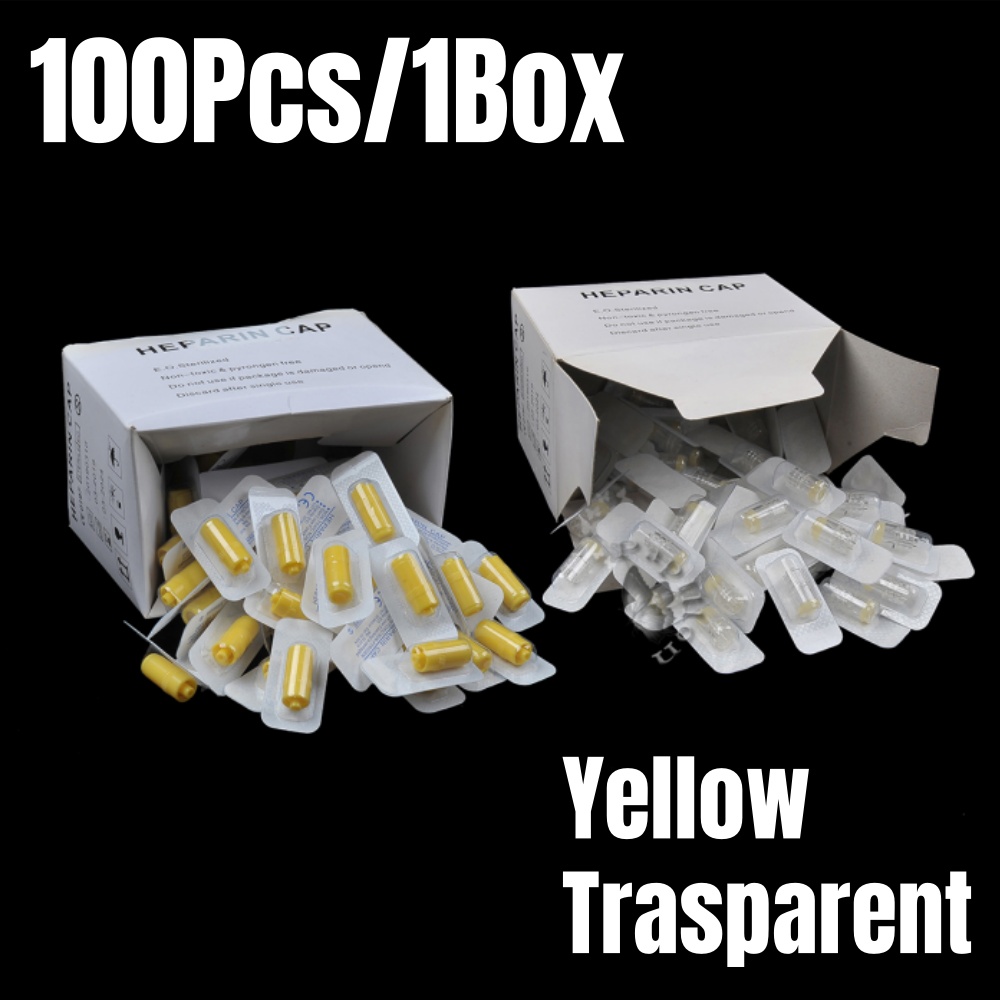 Pet Supplies Store - 100개/박스 헤파린 캡 IV 일회용 캐뉼라