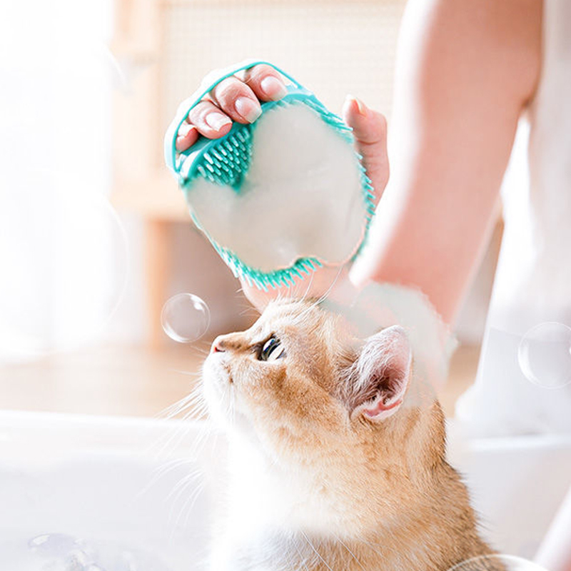 부드러운 실리콘 애완동물 목욕 브러쉬 마사지 샤워젤 도 - Pet Supplies Application 리뷰 및 가격