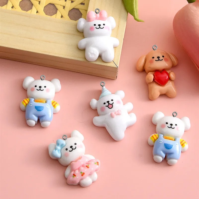 10개 만화 강아지 레진 참 키링 펜던트 쥬얼리 만들기 - Pet Supplies Store 리뷰 및 가격