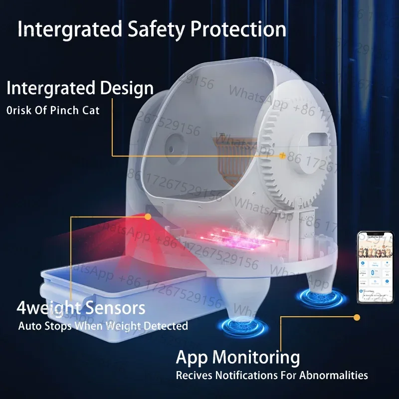 스마트 고양이 화장실 WiFi 앱 제어 자동 세척 고양 - Pet Supplies Application 리뷰 및 가격